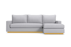 Harper 2pc Sectional Sofa :: Leg Finish: Natural / Configuration: RAF - Chaise on the Right