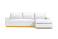 Harper 2pc Sectional Sofa :: Leg Finish: Natural / Configuration: RAF - Chaise on the Right