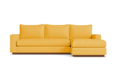 Harper 2pc Sectional Sofa :: Leg Finish: Pecan / Configuration: RAF - Chaise on the Right