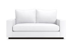 Harper Twin Size Sleeper Sofa Bed :: Leg Finish: Espresso / Sleeper Option: Memory Foam Mattress
