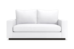 Harper Twin Size Sleeper Sofa Bed :: Leg Finish: Espresso / Sleeper Option: Deluxe Innerspring Mattress