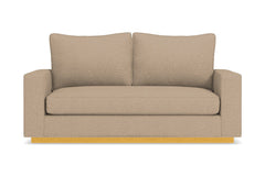 Harper Twin Size Sleeper Sofa Bed :: Leg Finish: Natural / Sleeper Option: Memory Foam Mattress