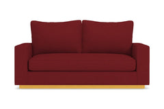 Harper Twin Size Sleeper Sofa Bed :: Leg Finish: Natural / Sleeper Option: Memory Foam Mattress