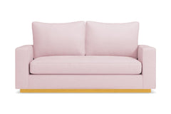 Harper Twin Size Sleeper Sofa Bed :: Leg Finish: Natural / Sleeper Option: Memory Foam Mattress