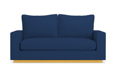 Harper Twin Size Sleeper Sofa Bed :: Leg Finish: Natural / Sleeper Option: Memory Foam Mattress