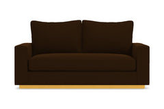 Harper Apartment Size Sleeper Sofa Bed :: Leg Finish: Natural / Sleeper Option: Memory Foam Mattress