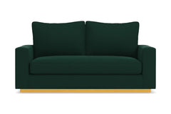 Harper Apartment Size Sleeper Sofa Bed :: Leg Finish: Natural / Sleeper Option: Memory Foam Mattress