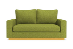 Harper Twin Size Sleeper Sofa Bed :: Leg Finish: Natural / Sleeper Option: Memory Foam Mattress