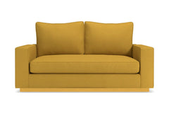 Harper Twin Size Sleeper Sofa Bed :: Leg Finish: Natural / Sleeper Option: Deluxe Innerspring Mattress