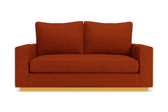 Harper Apartment Size Sleeper Sofa Bed :: Leg Finish: Natural / Sleeper Option: Memory Foam Mattress