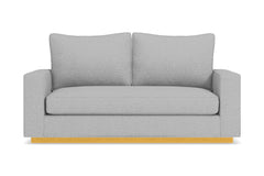 Harper Twin Size Sleeper Sofa Bed :: Leg Finish: Natural / Sleeper Option: Memory Foam Mattress