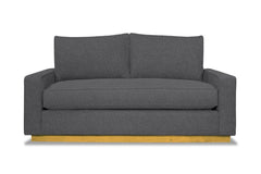 Harper Twin Size Sleeper Sofa Bed :: Leg Finish: Natural / Sleeper Option: Memory Foam Mattress