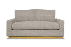 Harper Twin Size Sleeper Sofa Bed :: Leg Finish: Natural / Sleeper Option: Memory Foam Mattress