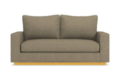 Harper Twin Size Sleeper Sofa Bed :: Leg Finish: Natural / Sleeper Option: Memory Foam Mattress