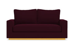 Harper Apartment Size Sleeper Sofa Bed :: Leg Finish: Natural / Sleeper Option: Memory Foam Mattress