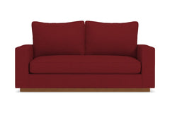 Harper Apartment Size Sofa :: Leg Finish: Pecan / Size: Apartment Size - 74&quot;w