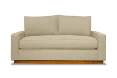 Harper Apartment Size Sofa :: Leg Finish: Pecan / Size: Apartment Size - 74&quot;w