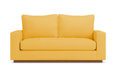 Harper Apartment Size Sofa :: Leg Finish: Pecan / Size: Apartment Size - 74&quot;w