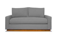 Harper Apartment Size Sleeper Sofa Bed :: Leg Finish: Pecan / Sleeper Option: Memory Foam Mattress