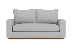 Harper Apartment Size Sofa :: Leg Finish: Pecan / Size: Apartment Size - 74&quot;w