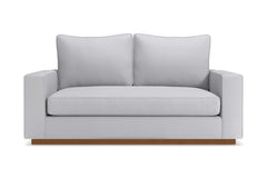 Harper Apartment Size Sleeper Sofa Bed :: Leg Finish: Pecan / Sleeper Option: Deluxe Innerspring Mattress