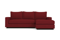 Harper Reversible Chaise Sleeper Sofa Bed :: Leg Finish: Espresso / Sleeper Option: Memory Foam Mattress