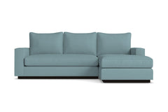 Harper Reversible Chaise Sleeper Sofa Bed :: Leg Finish: Espresso / Sleeper Option: Memory Foam Mattress