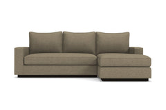 Harper Reversible Chaise Sleeper Sofa Bed :: Leg Finish: Espresso / Sleeper Option: Memory Foam Mattress