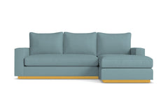 Harper Reversible Chaise Sleeper Sofa Bed :: Leg Finish: Natural / Sleeper Option: Deluxe Innerspring Mattress