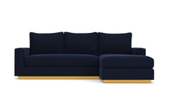 Harper Reversible Chaise Sleeper Sofa Bed :: Leg Finish: Natural / Sleeper Option: Deluxe Innerspring Mattress