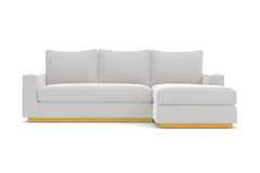 Harper Reversible Chaise Sleeper Sofa Bed :: Leg Finish: Natural / Sleeper Option: Deluxe Innerspring Mattress