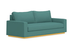 Harper Queen Size Sleeper Sofa Bed :: Leg Finish: Natural / Sleeper Option: Memory Foam Mattress