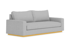 Harper Queen Size Sleeper Sofa Bed :: Leg Finish: Natural / Sleeper Option: Memory Foam Mattress