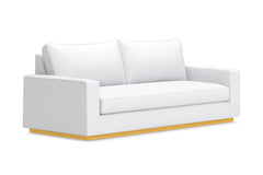 Harper Queen Size Sleeper Sofa Bed :: Leg Finish: Natural / Sleeper Option: Memory Foam Mattress