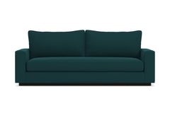 Harper Queen Size Sleeper Sofa Bed :: Leg Finish: Espresso / Sleeper Option: Memory Foam Mattress