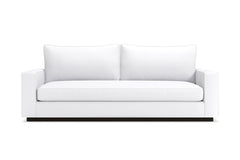 Harper Queen Size Sleeper Sofa Bed :: Leg Finish: Espresso / Sleeper Option: Deluxe Innerspring Mattress