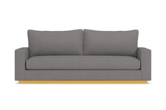 Harper Queen Size Sleeper Sofa Bed :: Leg Finish: Natural / Sleeper Option: Memory Foam Mattress