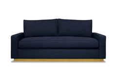 Harper Queen Size Sleeper Sofa Bed :: Leg Finish: Natural / Sleeper Option: Memory Foam Mattress