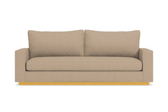 Harper Queen Size Sleeper Sofa Bed :: Leg Finish: Natural / Sleeper Option: Memory Foam Mattress