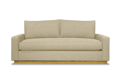 Harper Queen Size Sleeper Sofa Bed :: Leg Finish: Natural / Sleeper Option: Memory Foam Mattress