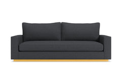 Harper Queen Size Sleeper Sofa Bed :: Leg Finish: Natural / Sleeper Option: Memory Foam Mattress