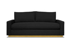 Harper Queen Size Sleeper Sofa Bed :: Leg Finish: Natural / Sleeper Option: Memory Foam Mattress