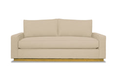 Harper Queen Size Sleeper Sofa Bed :: Leg Finish: Natural / Sleeper Option: Memory Foam Mattress