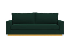 Harper Queen Size Sleeper Sofa Bed :: Leg Finish: Natural / Sleeper Option: Memory Foam Mattress