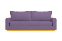 Harper Queen Size Sleeper Sofa Bed :: Leg Finish: Natural / Sleeper Option: Memory Foam Mattress