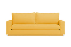 Harper Queen Size Sleeper Sofa Bed :: Leg Finish: Natural / Sleeper Option: Memory Foam Mattress