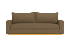 Harper Queen Size Sleeper Sofa Bed :: Leg Finish: Natural / Sleeper Option: Memory Foam Mattress