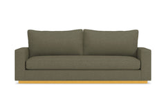 Harper Queen Size Sleeper Sofa Bed :: Leg Finish: Natural / Sleeper Option: Memory Foam Mattress