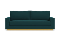 Harper Queen Size Sleeper Sofa Bed :: Leg Finish: Natural / Sleeper Option: Deluxe Innerspring Mattress