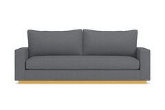 Harper Queen Size Sleeper Sofa Bed :: Leg Finish: Natural / Sleeper Option: Memory Foam Mattress